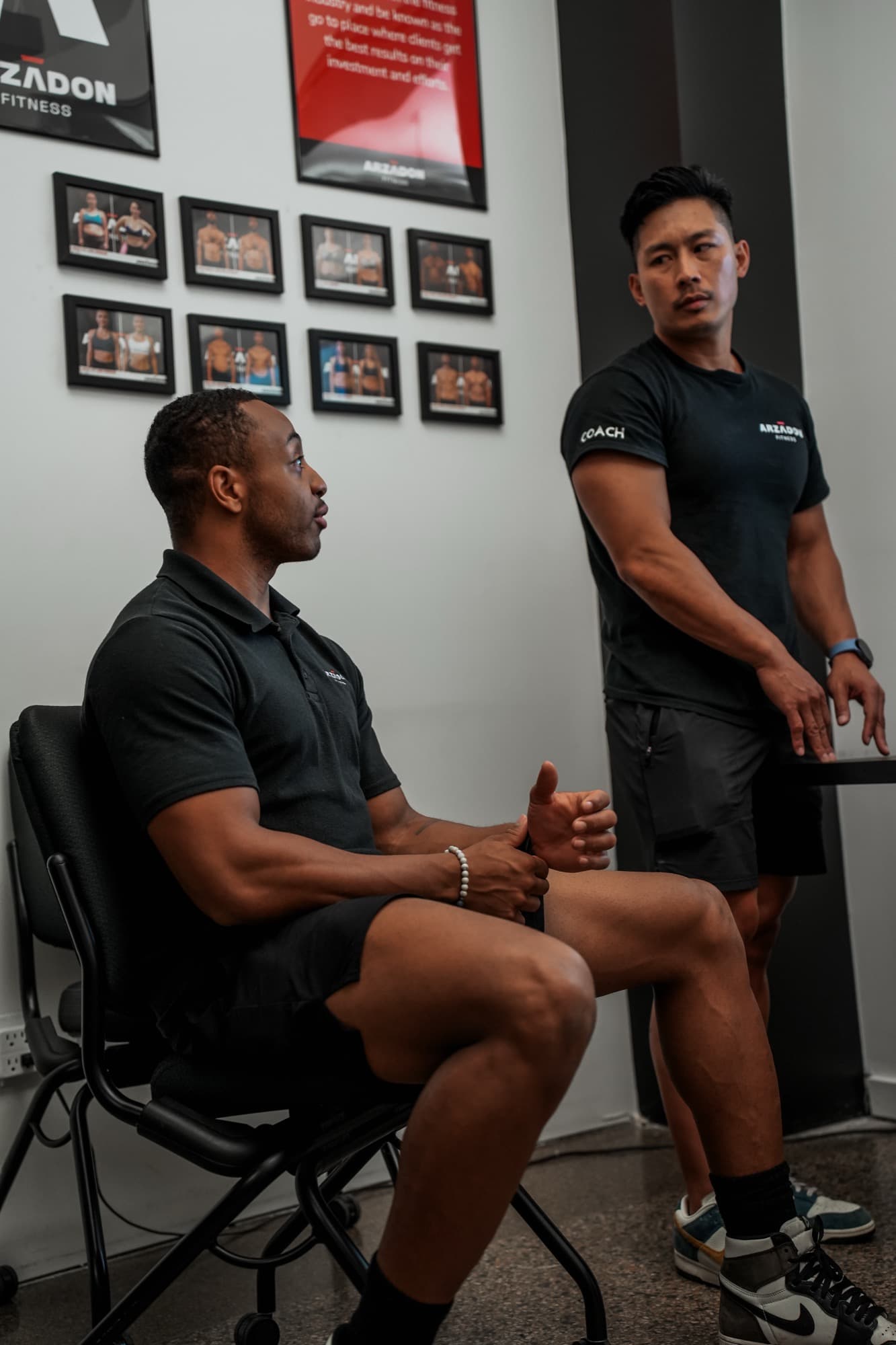 Jay Arzadon coaching at Arzadon Fitness