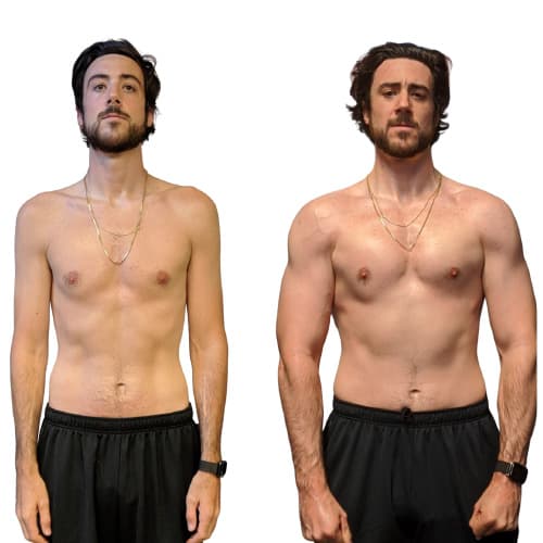 Scott B. before and after at Arzadon Fitness Toronto
